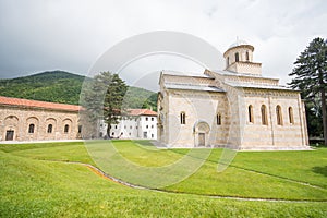 The Visoki Decani monastery church in Kosovo