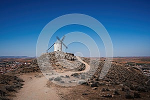 Vista Alegre Windmill at Cerro Calderico - Consuegra, Castilla-La Mancha, Spain