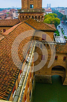 Vista dal castello degli estensi di Ferrara photo