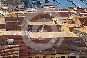 Vista dall alto di Porto Santo Stefano - Grosseto photo