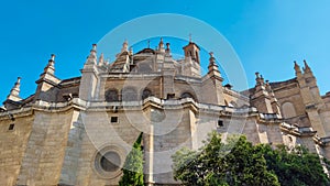 Vista de la catedral barroca y renacentista del siglo XVI de Gra