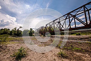 Vista de puente desde abajo en ÃÂ¡rea rural de Guatemala photo