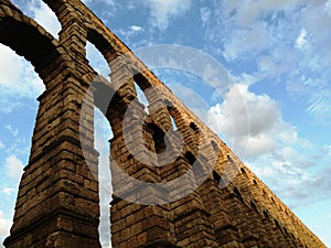 Vista del Acueducto de Segovia