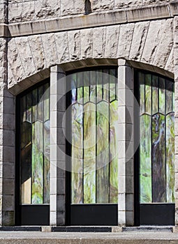 Vista house oregon closeup