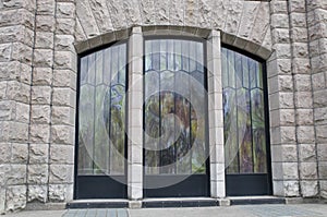 Vista House stained windows