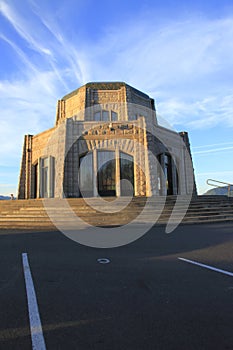 Vista House at sunset.