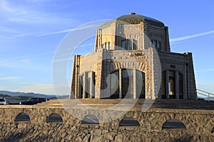 Vista House at sunset.