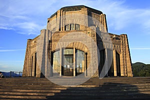 Vista House at sunset.