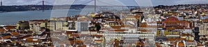 Vista a la ciudad de Lisboa, Portugal. City view of Lisbon, Portugal photo