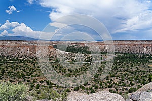 Vista from the Tsankawi Trail in Bandelier National Monument