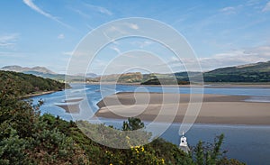 Vista on Welsh coast