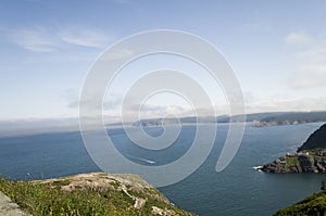 Vistas from along the walking trails of Signal Hill