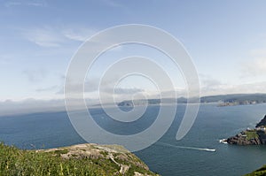 Vistas from along the walking trails of Signal Hill