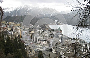 Vistas de Saint Moritz, Suiza photo