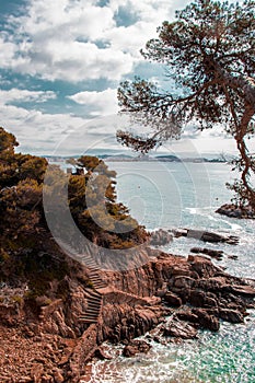 Vistas desde el camino de ronda de Sant Antoni de Calonge photo