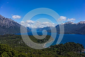 The mountains and lakes of San Carlos de Bariloche, Argentina