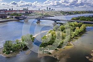 Vistula River in Warsaw
