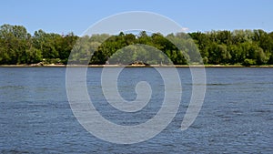 Vistula river, Warsaw, Poland. photo