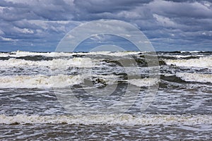 Vistula Spit beach, Baltic Sea in Poland