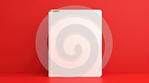 visual blank white folder
