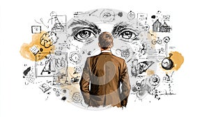 Visual concept highlighting metacognitive control in problem solving situations.