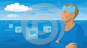 Visual concept highlighting metacognitive control in problem solving situations.