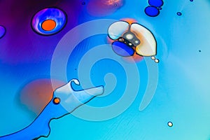 Abstract image colorful liquid