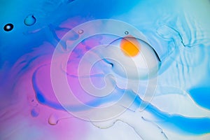 Abstract image colorful liquid photo