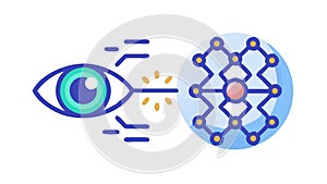 Visual Data Processing for Enhanced Analytics, vector design Generative AI
