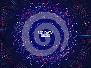 Visual data stream information. Abstract data conection structure.