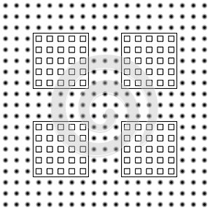 Visual deception - modern optical illusion. Funny and impossible shapes riddle.