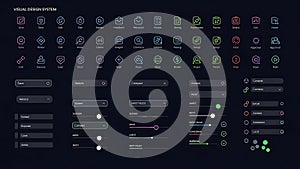 Visual Design System UI Elements