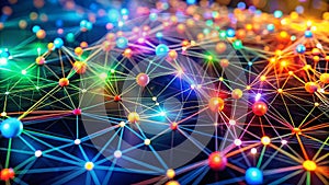 A Visual Exploration of a Dynamic Blockchain Network Interconnected Nodes Data Streams and the Future of Decentralized