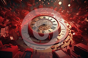 Visual explorations of the concept of time