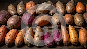 A Visual Feast: The Diversity of Sweet Potato Varieties photo