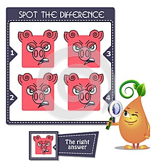 Spot the difference piggy