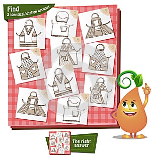 Visual Game kitchen aprons