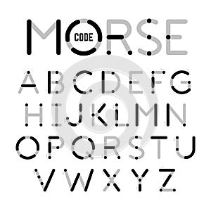 Visual guide learning Morse Code