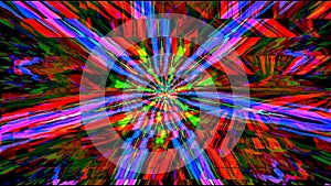 Visual illusions, moving waves. Psychedelic abstraction for hypnosis