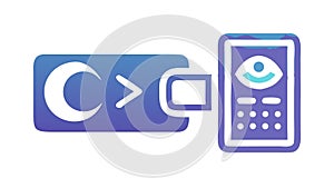 Visual programming: Coding interface software development, vector design Generative AI
