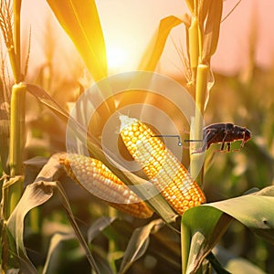 Visual recognition algorithms detect pests alerting farmers of potential threats before they cause damage to crops. . AI