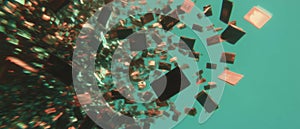 Visual representation of abstract word clouds for data analysis and textual data visualization