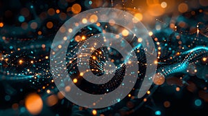 visual representation of a complex quantum algorithm