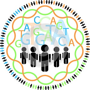 Visual representation of genetic studies in human populations