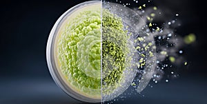 Innovative smart materials showcasing shape memory and adaptive transformations Generative AI