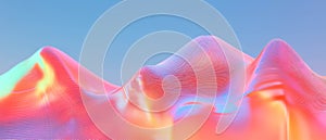 Visual representation of multi-variable data using abstract radar charts in vibrant colors