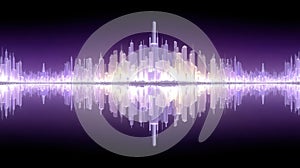 Visual Representation of Polyphonic Perception in an Abstract Audio Waveform