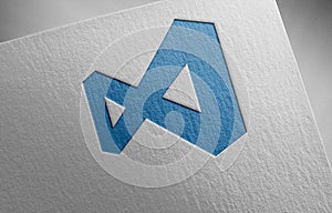 Visual-studio-code on paper texture