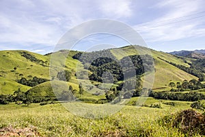 Visual track of the gold track in the Bocaina mountain range