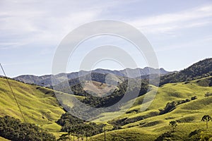 Visual track of the gold track in the Bocaina mountain range